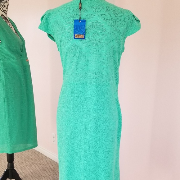 Mint Midi Bodycon Dress - Picture 4 of 6